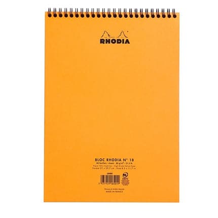 Rhodia Classic Wirebound Pad (A4, Graph) - The Journal Shop