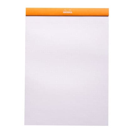 Rhodia No. 18 Head Stapled Dot-Pad (A4, Dot Grid) - The Journal Shop