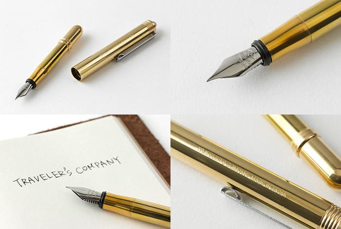 Traveler's Company BRASS Fountain Pen - The Journal Shop