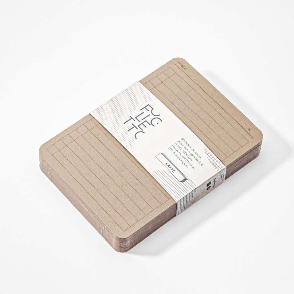 Foglietto Memo Cards - Cafè | A6 (Deck of 60 Cards) - The Journal Shop