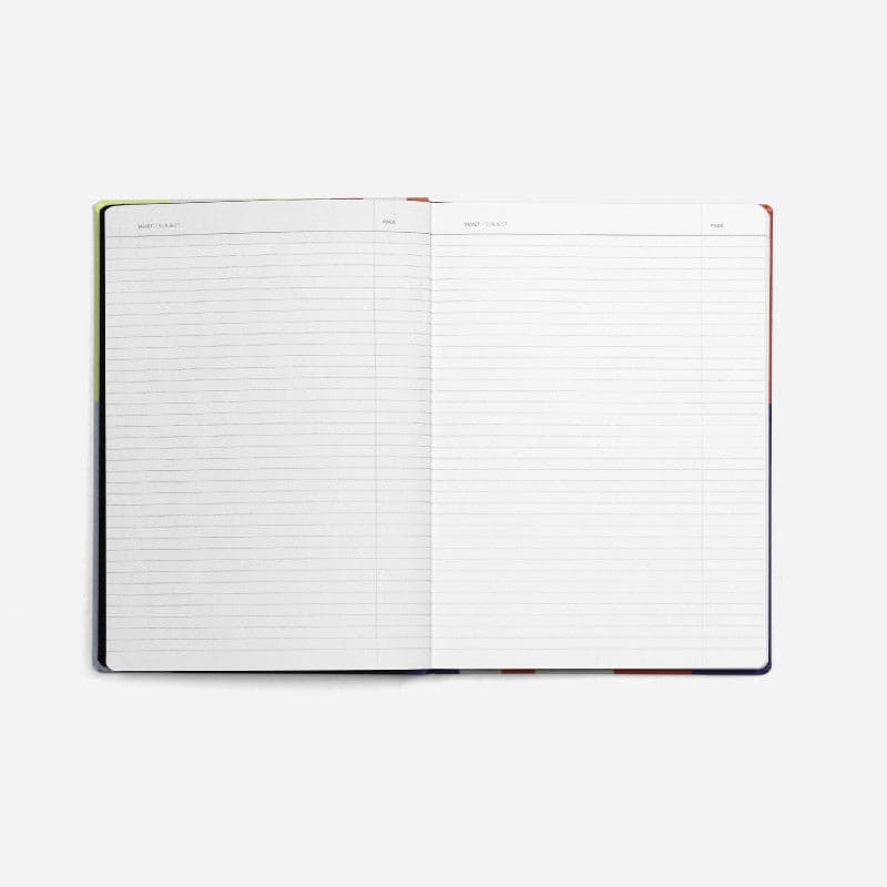 Papier Tigre A5 Canvas Notebook - Pistes - The Journal Shop