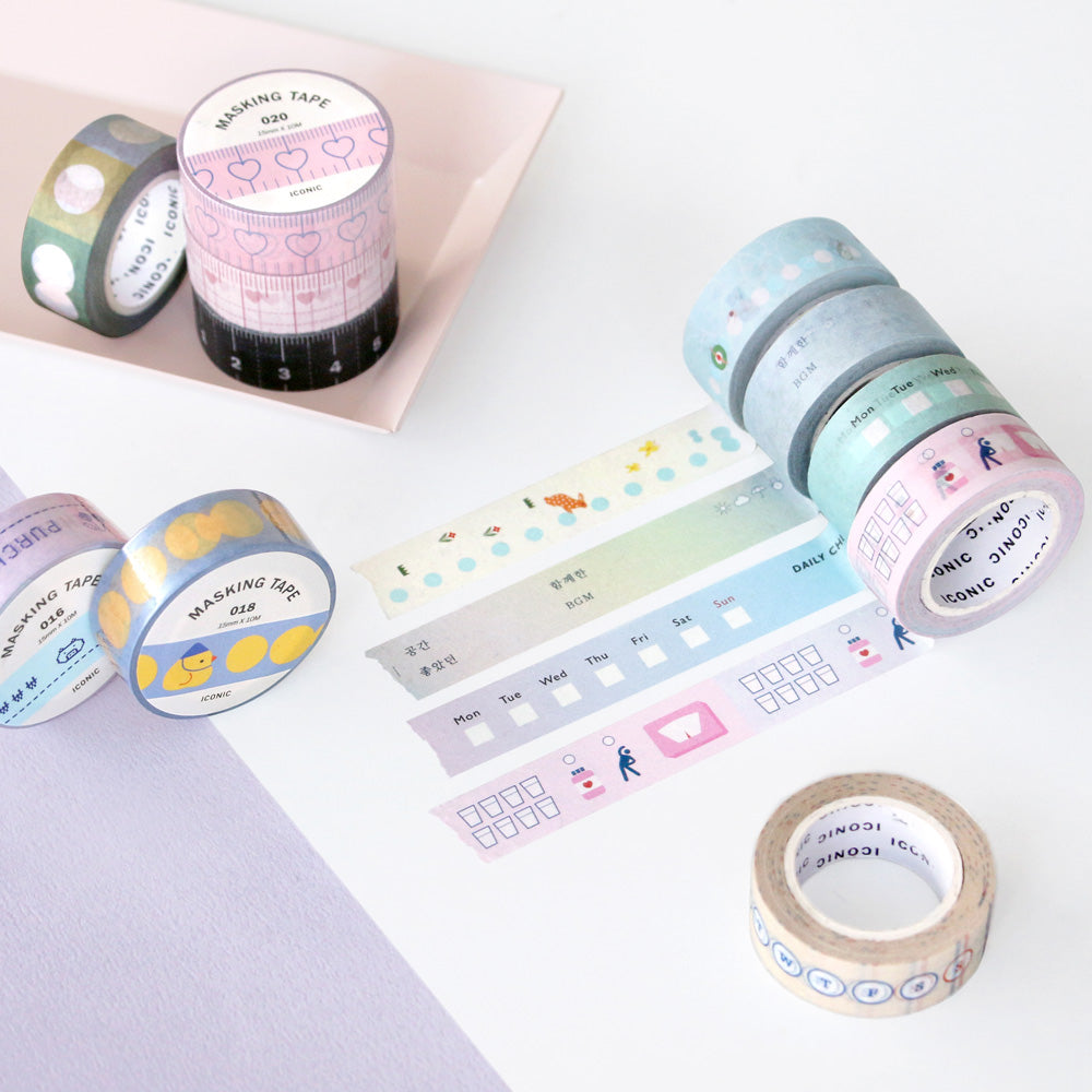 Dailylike Animal 2 deco masking tape set of 4 