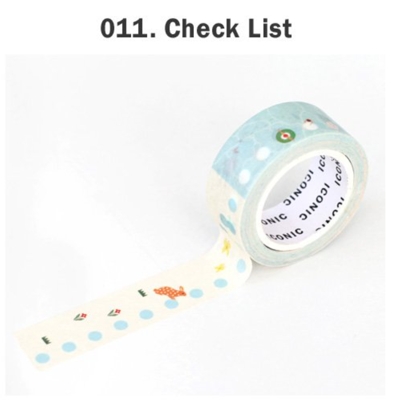 Iconic Masking Tape Checkbox - The Journal Shop