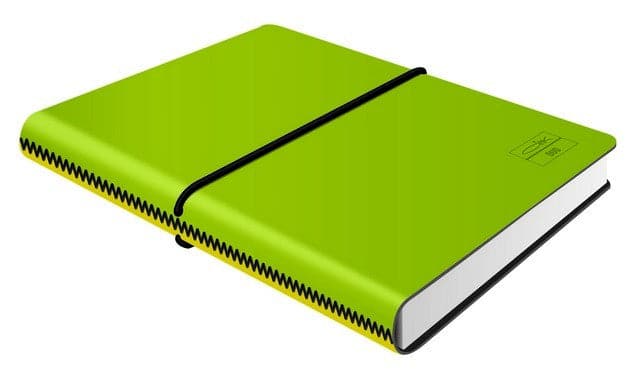 CIAK DUO Medium Notebook -- Green + Yellow - The Journal Shop