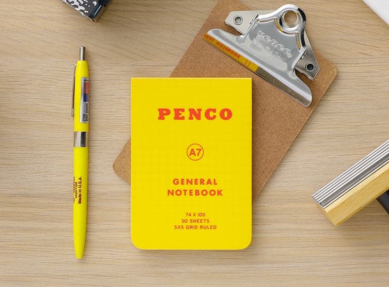 Hightide Penco Soft PP Reporter Notebook (A7, Grid) - The Journal Shop