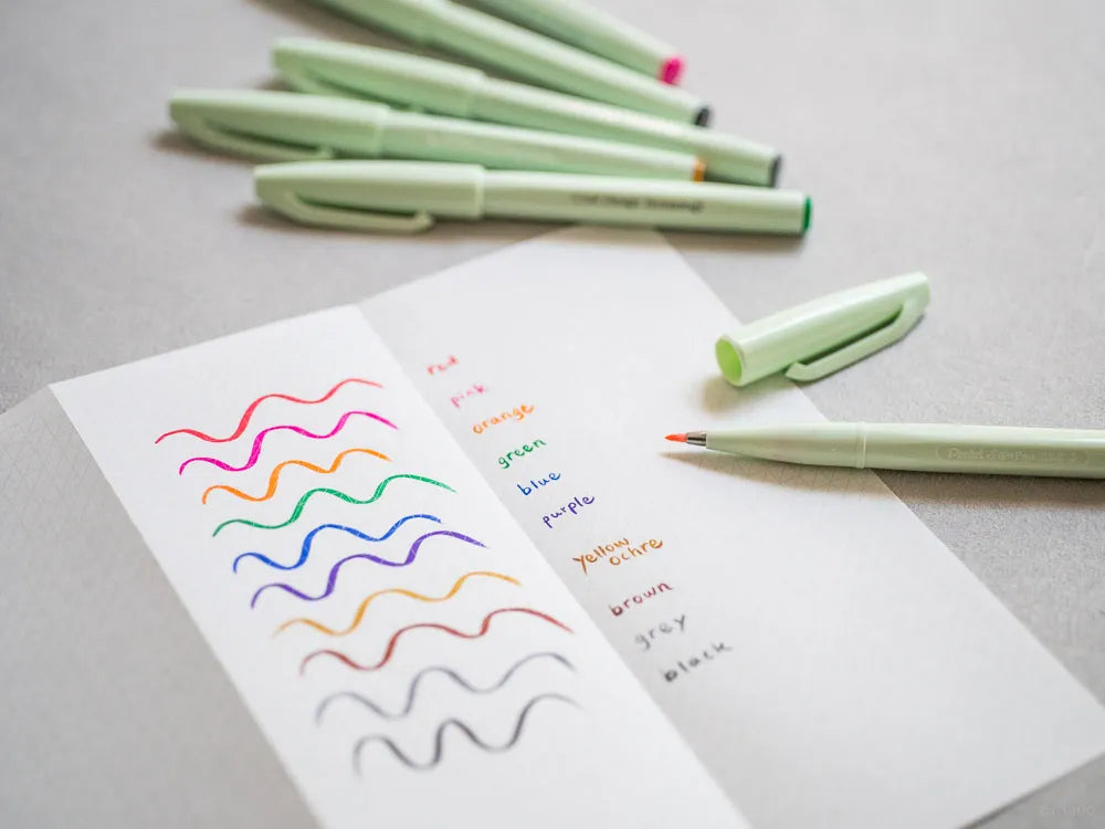 Craft Design Technology Brush Sign Pen-by Pentel - The Journal Shop