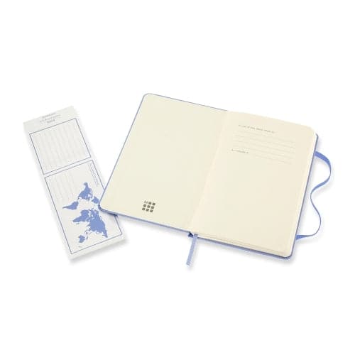 Moleskine Classic Notebook - Hydrangea Blue, Pocket - Plain - The Journal Shop
