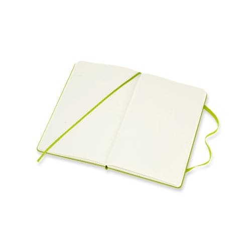 Moleskine Classic Notebook - Lemon Green, Large - Plain - The Journal Shop