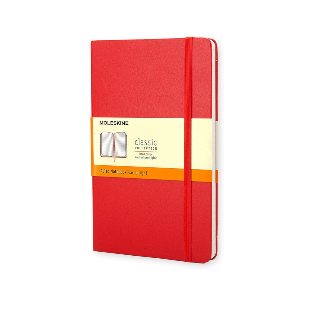 Moleskine Classic Notebook - Scarlett Red, Large - The Journal Shop