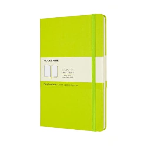 Moleskine Classic Notebook - Lemon Green, Pocket - Plain - The Journal Shop