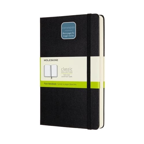 Moleskine Classic Notebook Expanded - Black - The Journal Shop