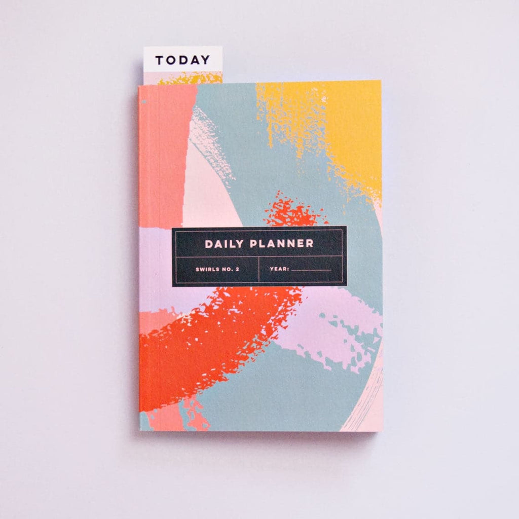 The Completist Swirls No.2 Undated Daily Planner (A5) - The Journal Shop