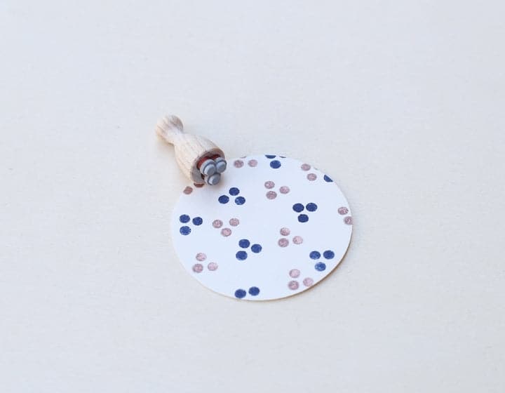 Perlenfischer Stamp - Three Dots (Mini) - The Journal Shop
