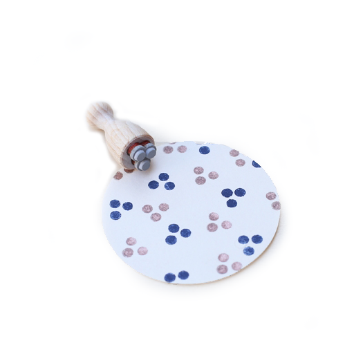 Perlenfischer Stamp - Three Dots (Mini) - The Journal Shop