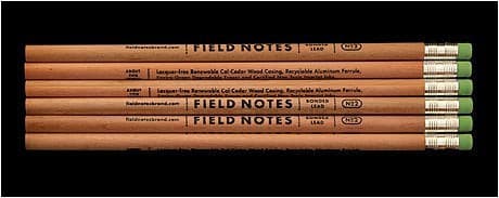 Field Notes No. 2 Woodgrain Pencil (6 Pack) - The Journal Shop