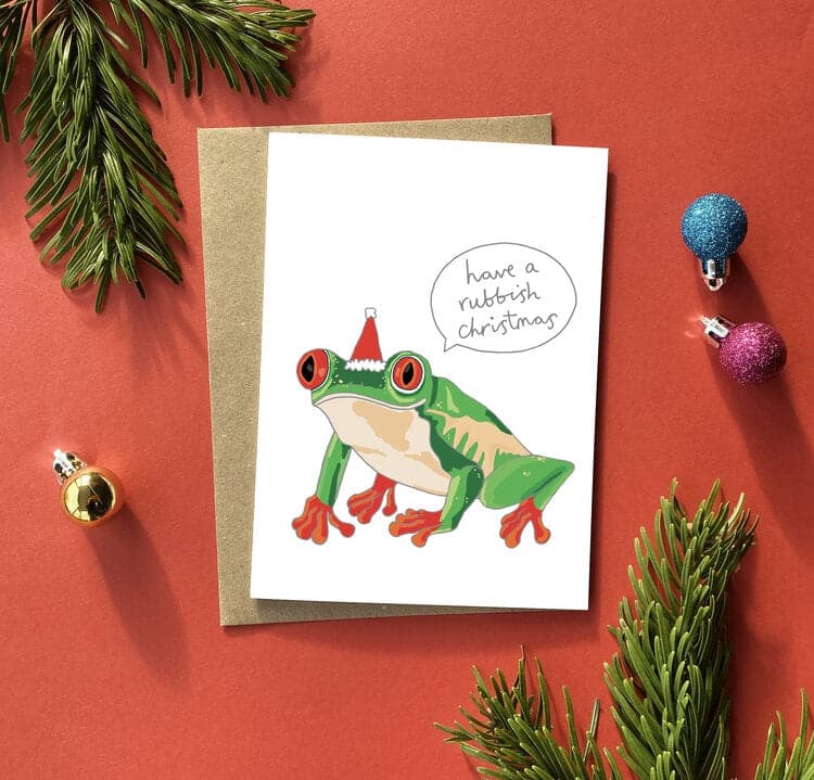You've got pen on your face 'Rubbish Christmas' Greeting Card - The Journal Shop