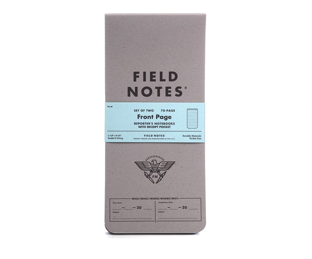 Field Notes Front Page Reporter's Notebooks - 2-Pack - The Journal Shop