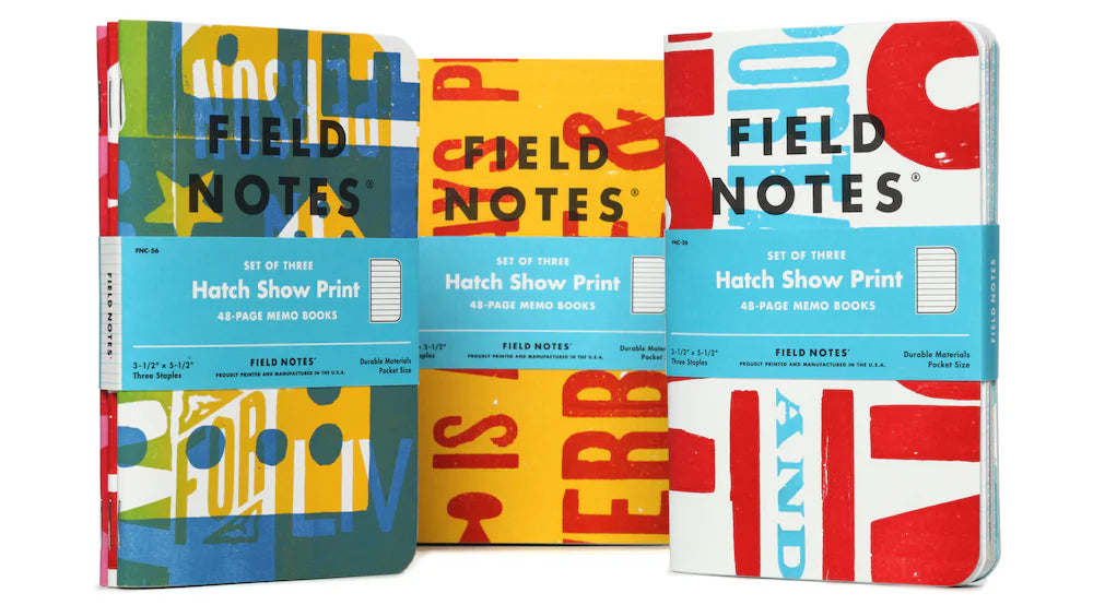 Field Notes 2022 Fall Quarterly Edition Hatch Direct From Nashville - The Journal Shop