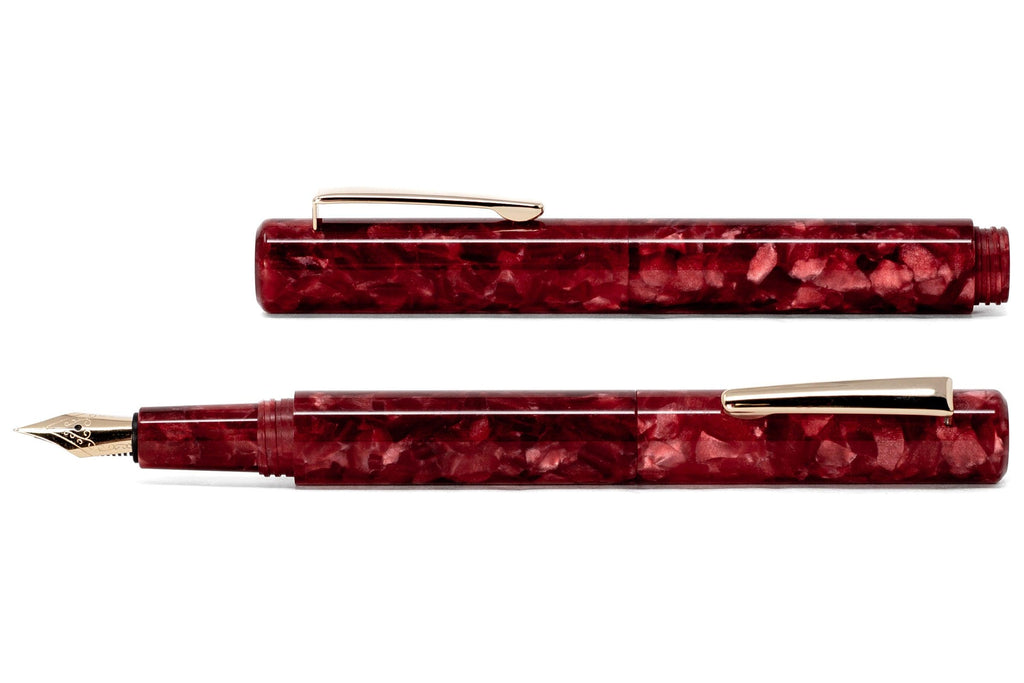 Hightide Attache  Marbled Fountain Pen - The Journal Shop