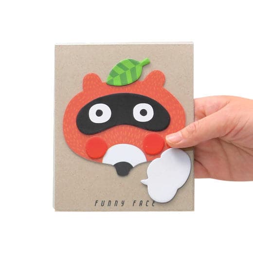 Hightide Funny Face Sticky Memo - The Journal Shop