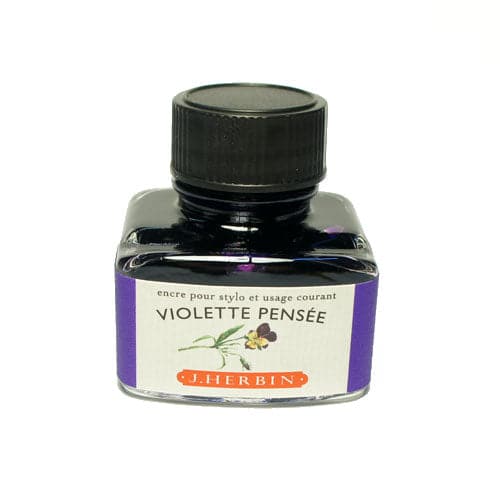 J Herbin Fountain Pen Ink Bottle - Violette Pensee