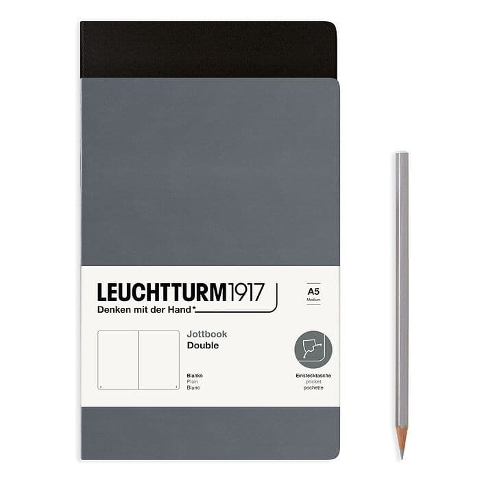 LEUCHTTURM1917 Jottbook Double Medium A5 - The Journal Shop