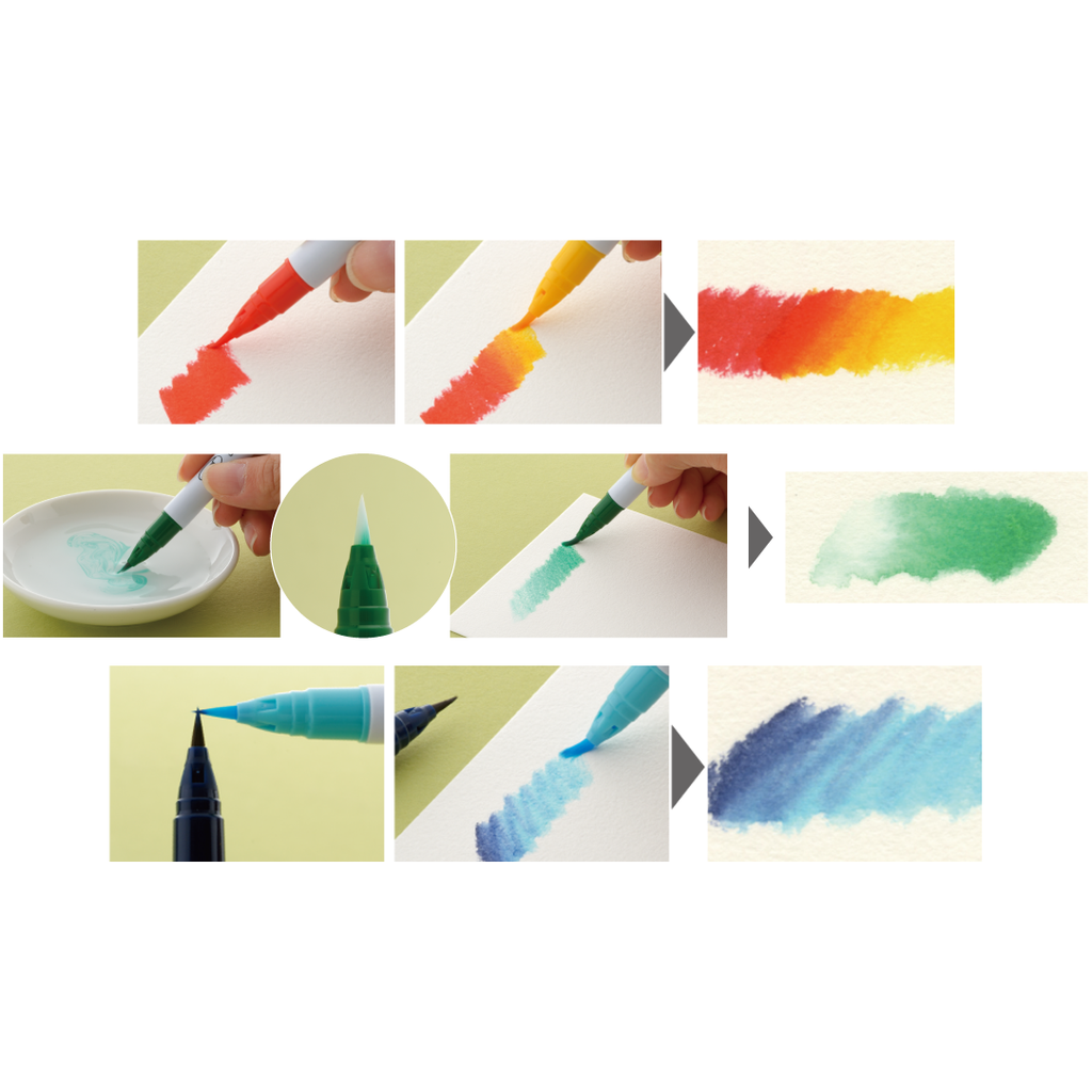 Kuretake Zig Clean Color Real Brush Pen - The Journal Shop