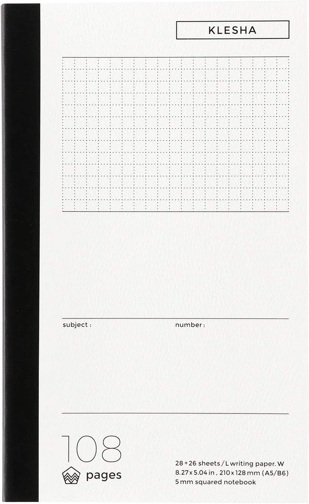 Life Klesha Notebook | Slim A5/B6 and B6/A6 Sizes | Grid, Plain, Ruled - The Journal Shop