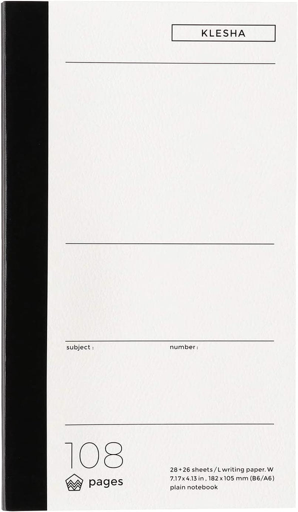 Life Klesha Notebook | Slim A5/B6 and B6/A6 Sizes | Grid, Plain, Ruled - The Journal Shop