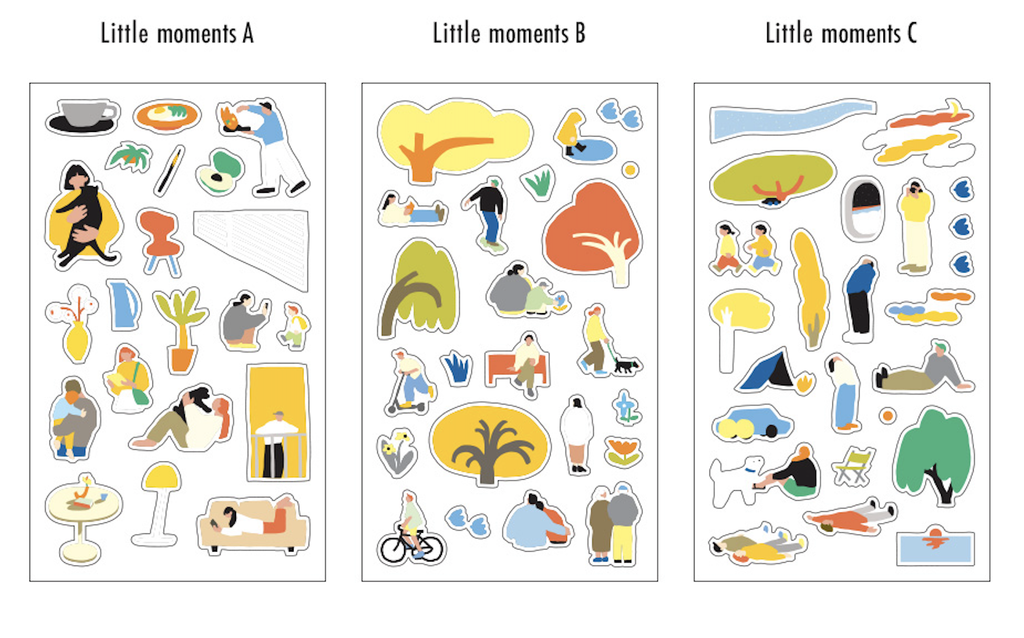 Livework Little Things removable stickers - Little Moments - The Journal Shop