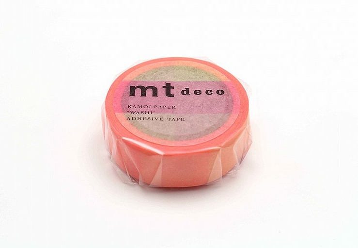 MT Masking Tape- Masking Tape Fluorescent Gradation Gradation Pink x Yellow - The Journal Shop