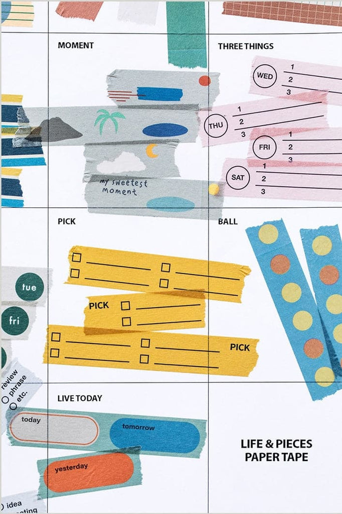 Livework Life & Pieces Masking Tape - Moment - The Journal Shop