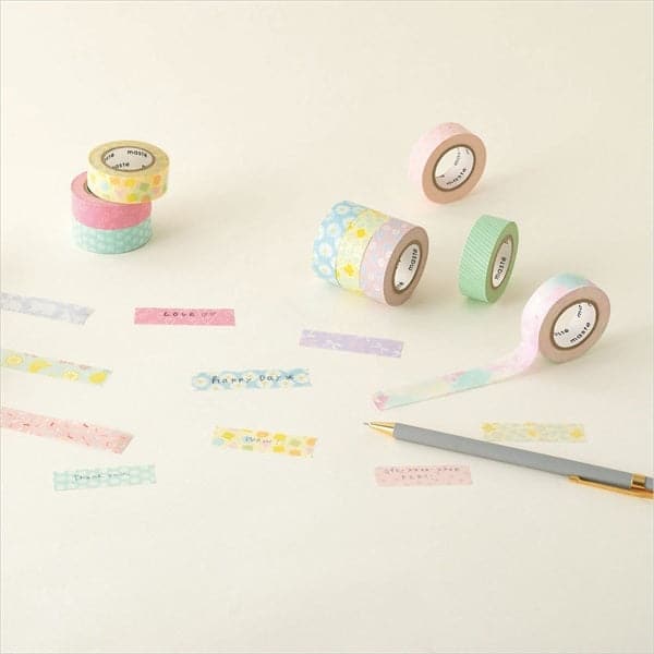 Mark's Tokyo Edge - Maste Draw Me Washi Tape - Flower Blue - The Journal Shop