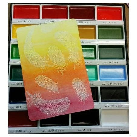 Kuretake GANSAI TAMBI Watercolour [12 colours] - The Journal Shop