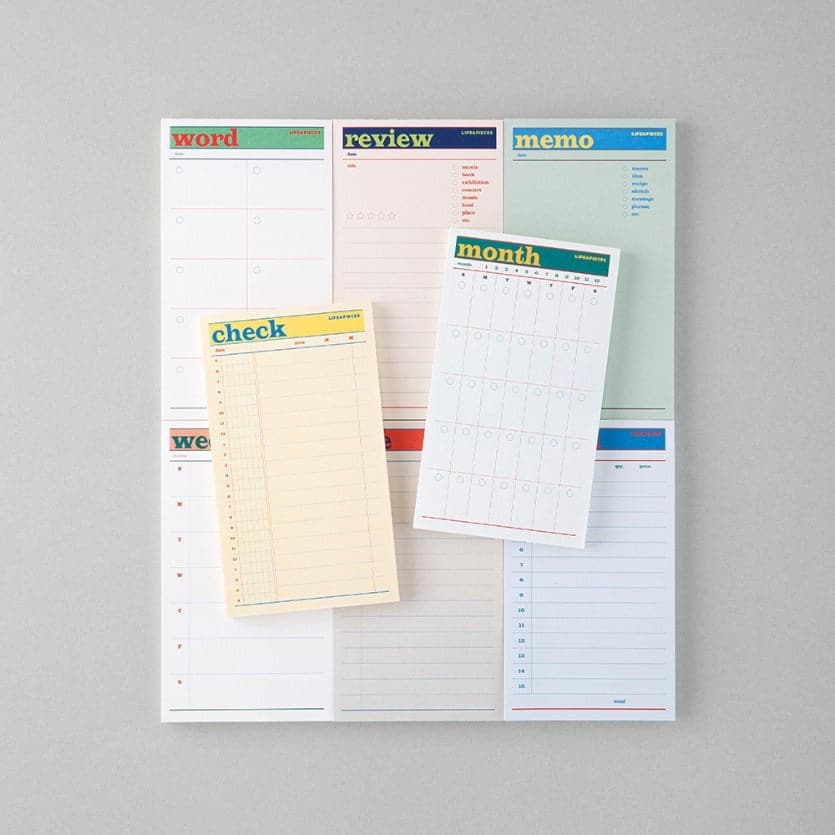 Livework Life & Pieces Small Memo Pad - The Journal Shop