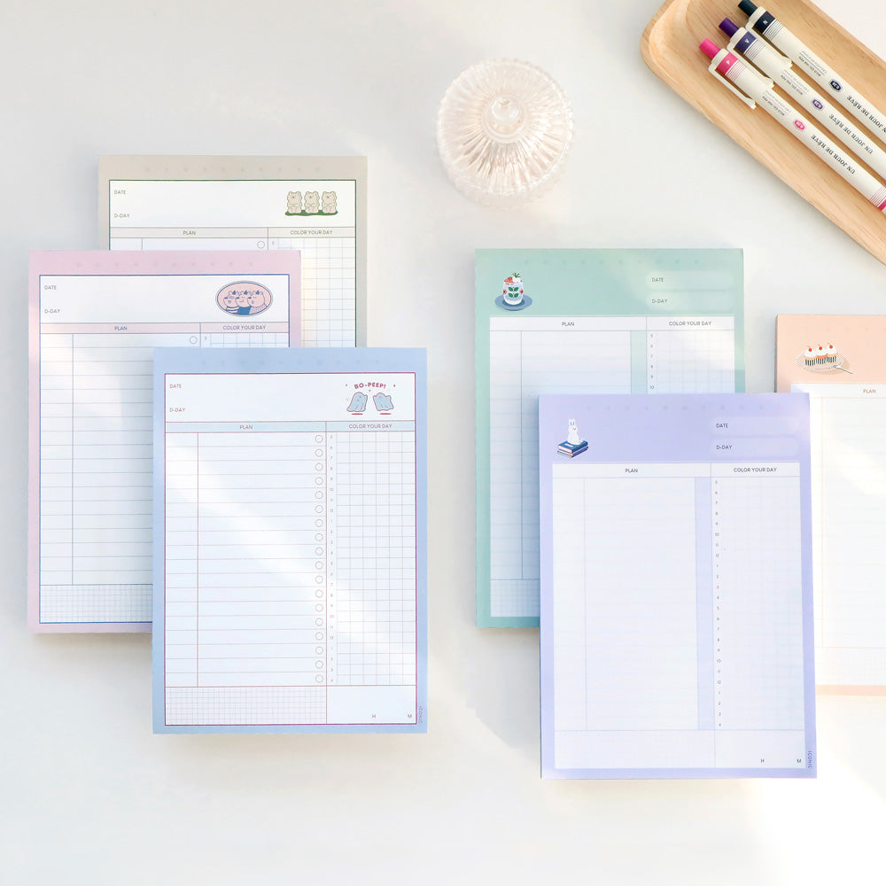 Iconic Daily Planner Memo Pad - The Journal Shop