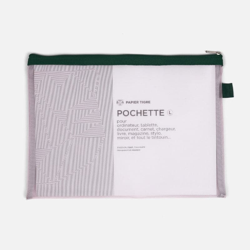 Papier Tigre Mesh Pocket [Large] - The Journal Shop