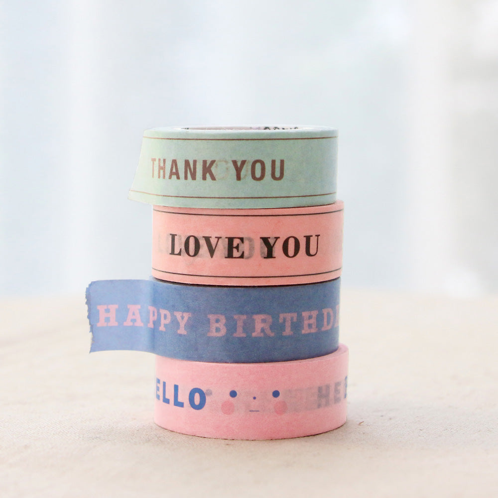 Iconic Masking Tape Message - The Journal Shop