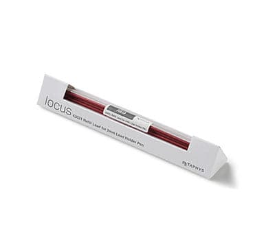 METAPHYS -- Locus 2mm Lead Holder Pen -- Red Lead Refill - The Journal Shop