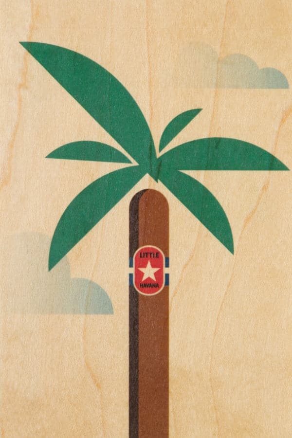 WOODHI Wooden Postcard - Miami Havana - The Journal Shop