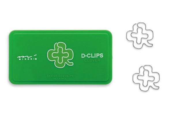 Midori D-Clips -- Clover - The Journal Shop