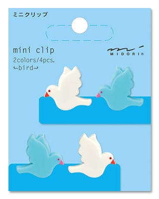 Midori -- Mini Clips -- Bird - The Journal Shop