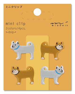 Midori -- Mini Clips -- Dog - The Journal Shop