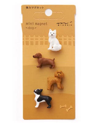 Midori -- Mini Magnet -- Dog - The Journal Shop