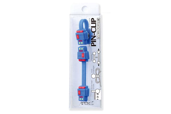 Midori Silicone Pin Clip -- Robot - The Journal Shop