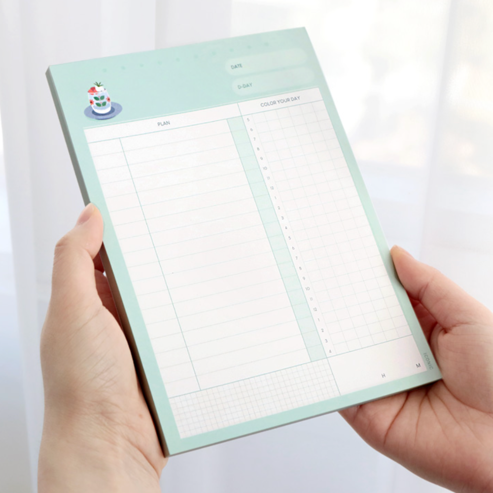 Iconic Daily Planner Memo Pad - The Journal Shop