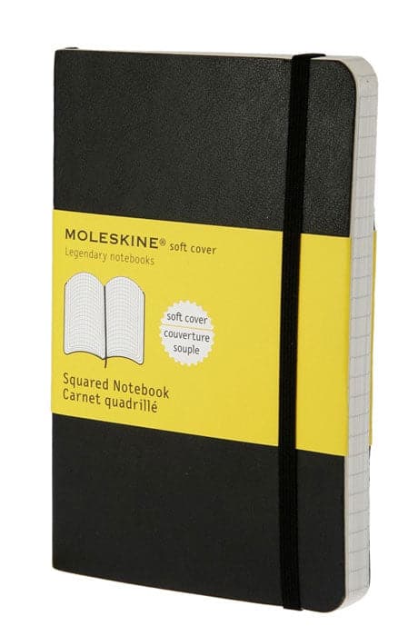 Moleskine Pocket Soft Notebook -- Squared - The Journal Shop