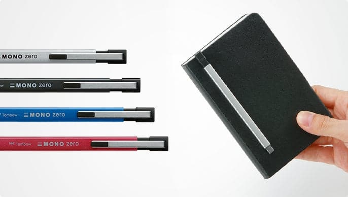 Tombow Metal Type MONO Zero Refillable Eraser Pen - The Journal Shop