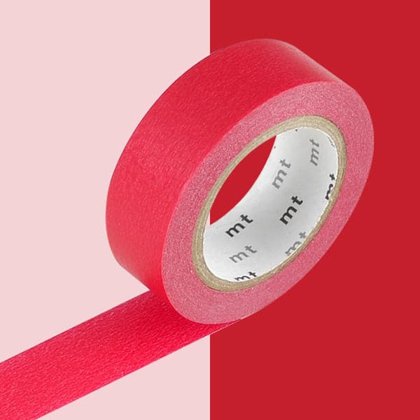 MT Masking Tape -- 1P Basic -- Red - The Journal Shop