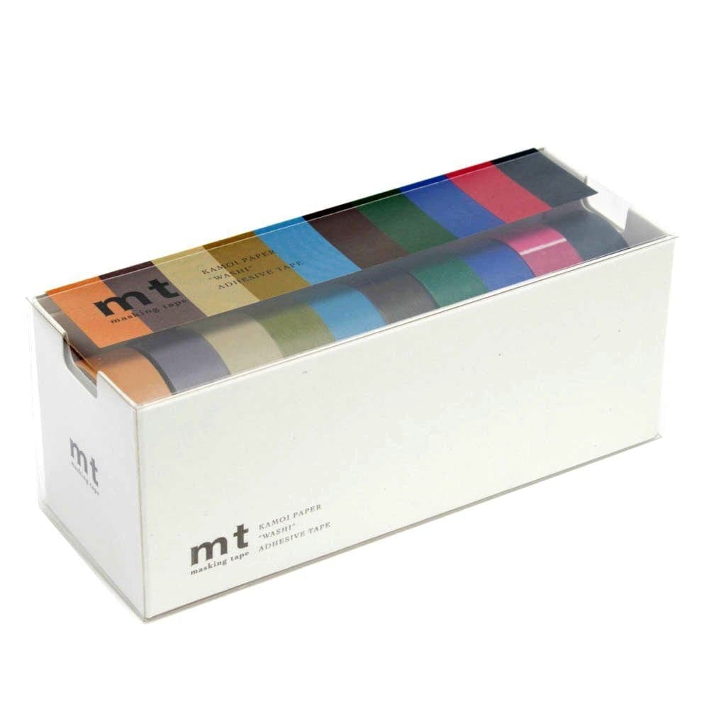 MT Masking Tape 10 Dark Colours - The Journal Shop
